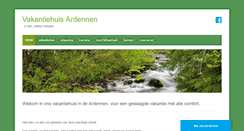 Desktop Screenshot of huren-vakantiewoning-ardennen.be
